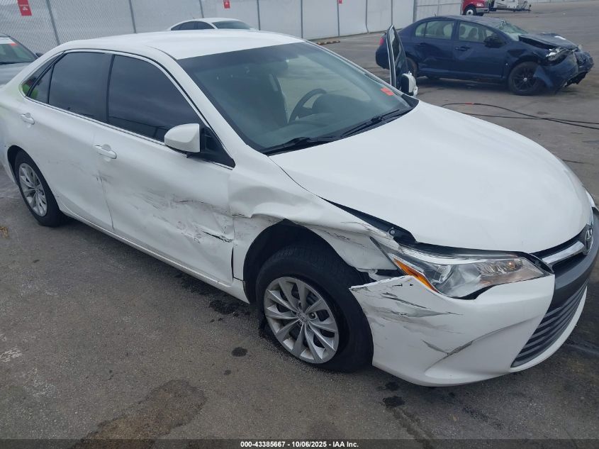 2015 Toyota Camry Le VIN: 4T4BF1FKXFR516407 Lot: 43385667