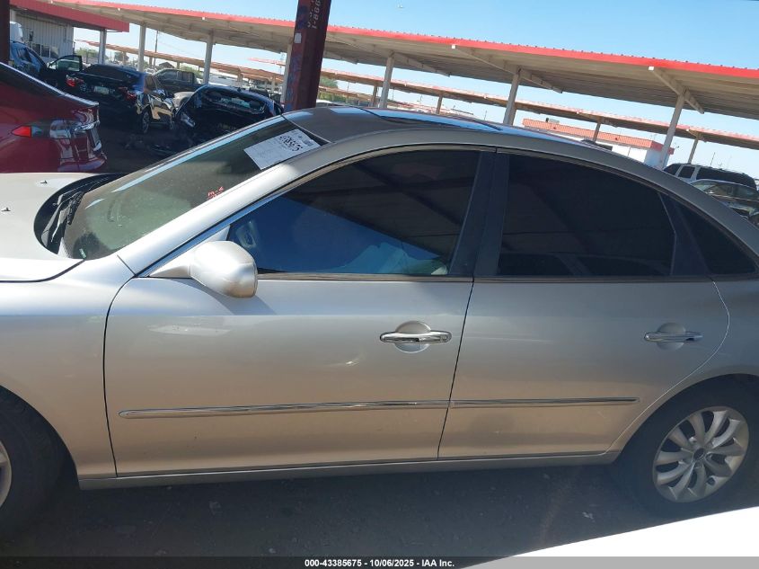 2007 Hyundai Azera Limited/Se VIN: KMHFC46F57A187739 Lot: 43385675