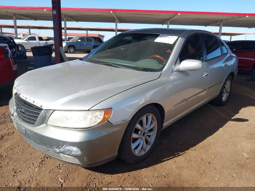 2007 Hyundai Azera Limited/Se VIN: KMHFC46F57A187739 Lot: 43385675