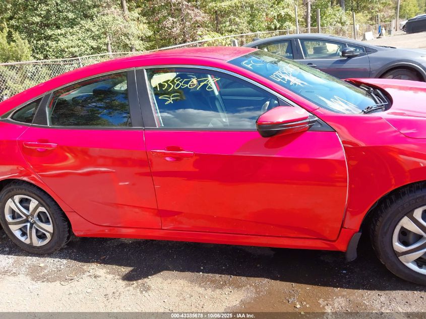 2018 Honda Civic Lx VIN: 2HGFC2F57JH600982 Lot: 43385678