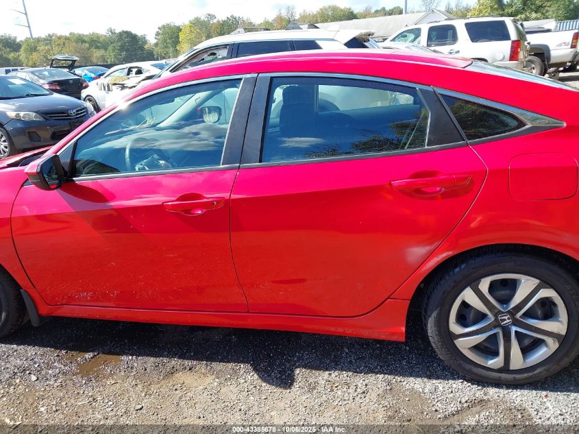 2018 Honda Civic Lx VIN: 2HGFC2F57JH600982 Lot: 43385678