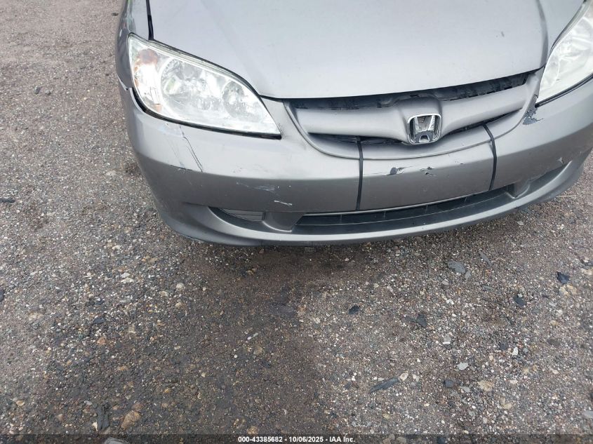 2005 Honda Civic Lx VIN: 2HGES16645H630979 Lot: 43385682