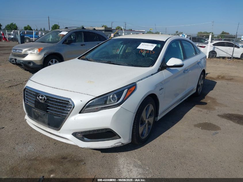 2017 Hyundai Sonata Plug-In Hybrid Limited VIN: KMHE54L2XHA044634 Lot: 43385693