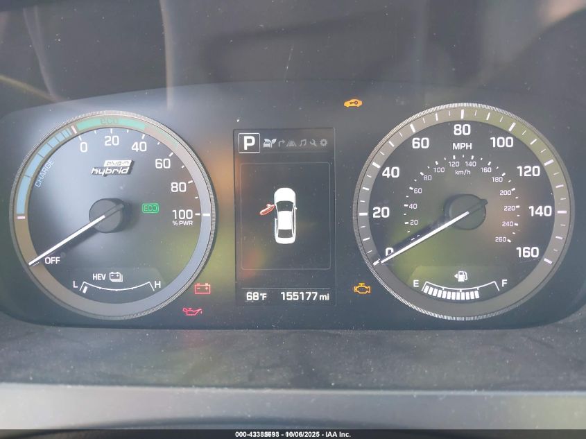 2017 Hyundai Sonata Plug-In Hybrid Limited VIN: KMHE54L2XHA044634 Lot: 43385693