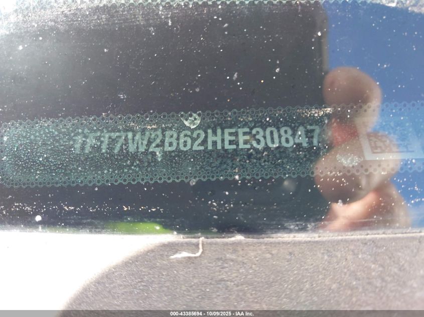 2017 Ford F-250 Xl VIN: 1FT7W2B62HEE30847 Lot: 43385694