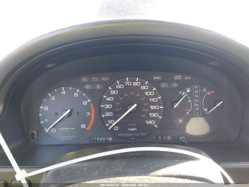 1992 Honda Accord Lx VIN: 1HGCB985XNA008301 Lot: 43385729