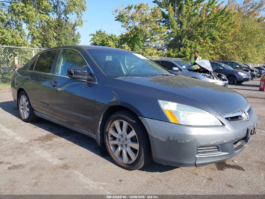 2007 Honda Accord 3.0 Se VIN: 1HGCM66437A098459 Lot: 43385740