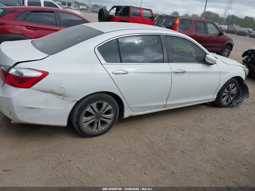 2013 Honda Accord Lx VIN: 1HGCR2F39DA182637 Lot: 43385746