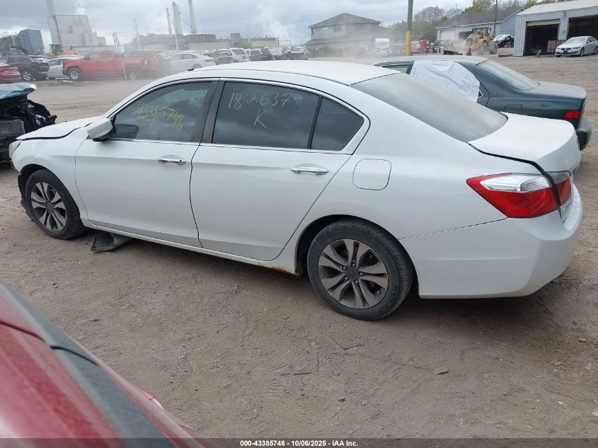 2013 Honda Accord Lx VIN: 1HGCR2F39DA182637 Lot: 43385746
