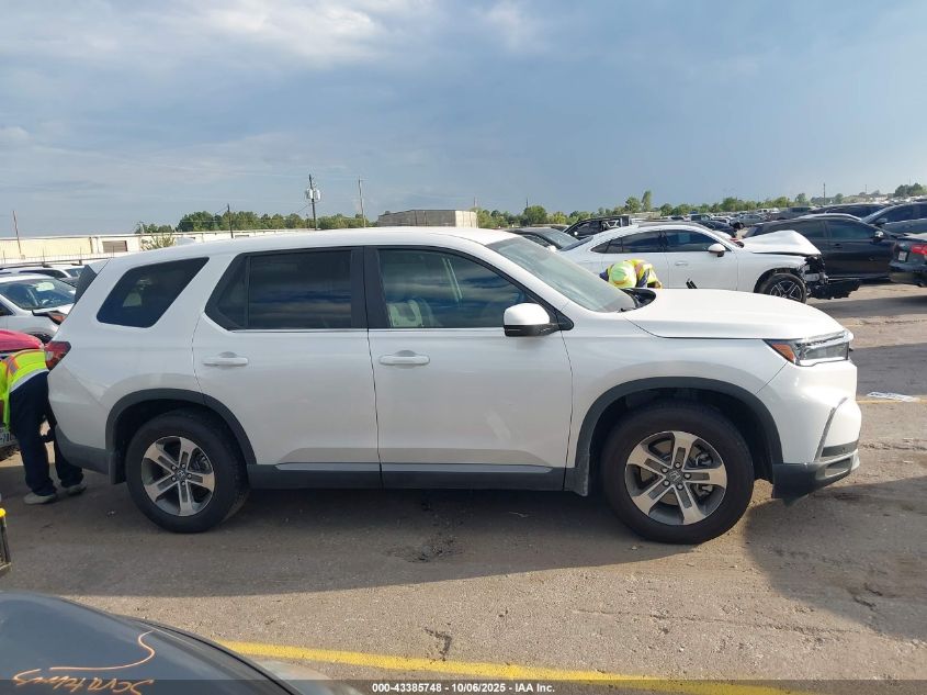 2025 Honda Pilot Ex-L VIN: 5FNYG2H44SB030396 Lot: 43385748