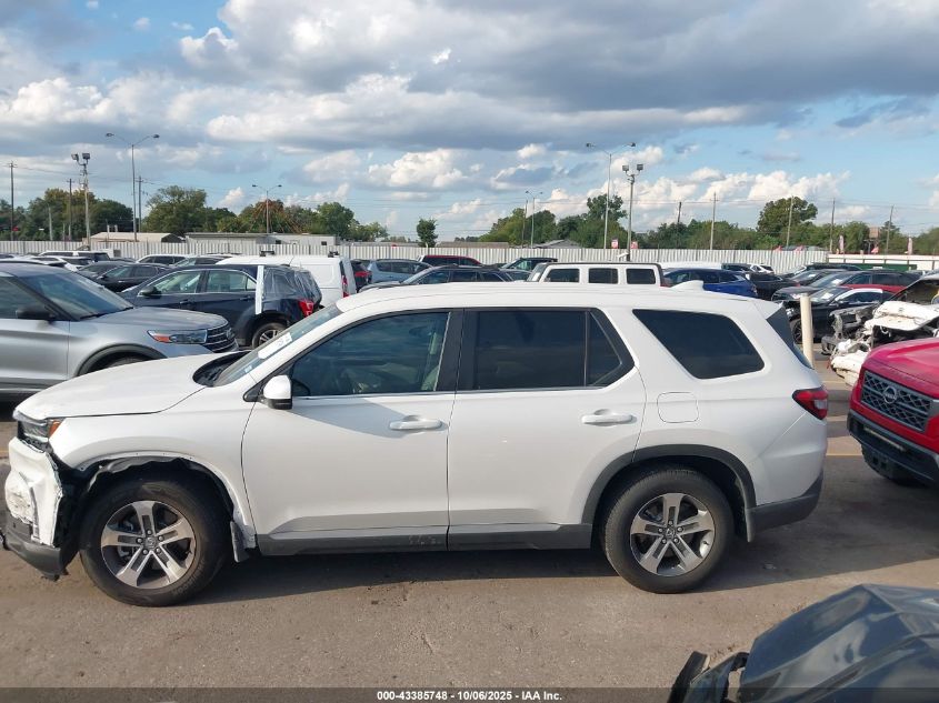 2025 Honda Pilot Ex-L VIN: 5FNYG2H44SB030396 Lot: 43385748