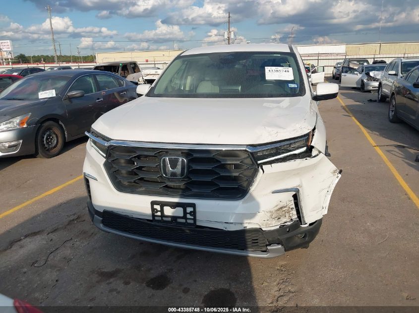 2025 Honda Pilot Ex-L VIN: 5FNYG2H44SB030396 Lot: 43385748