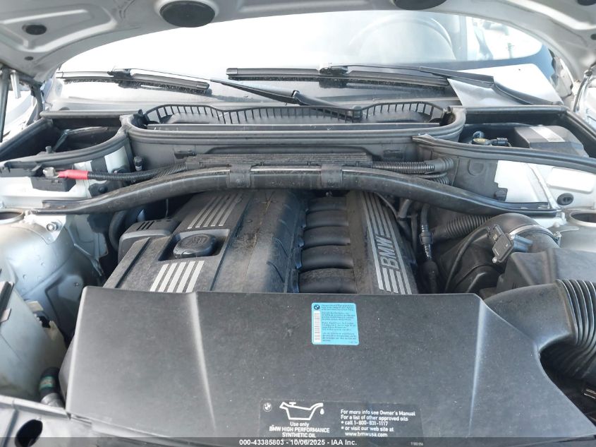 2007 BMW X3 3.0Si VIN: WBXPC93497WF22843 Lot: 43385803