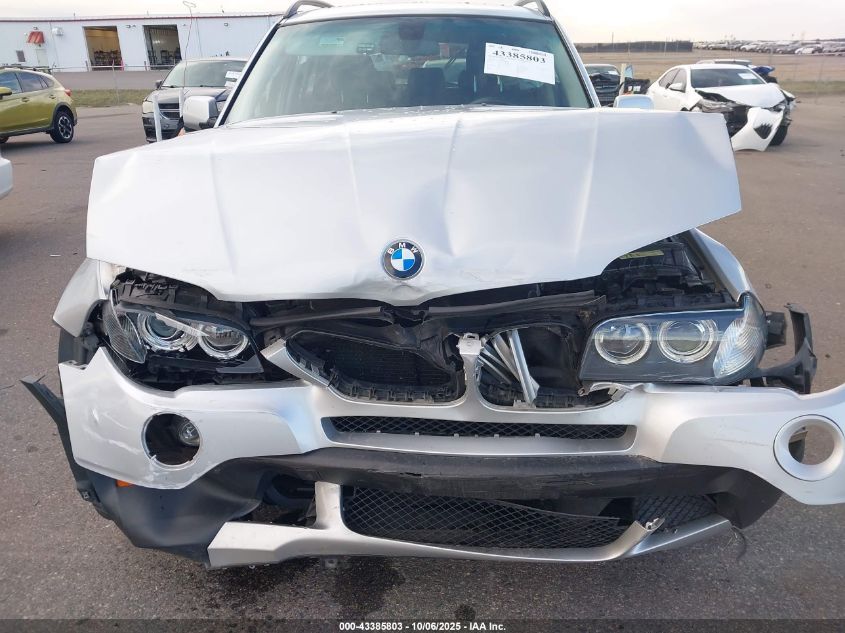 2007 BMW X3 3.0Si VIN: WBXPC93497WF22843 Lot: 43385803