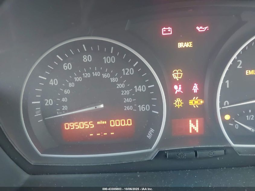 2007 BMW X3 3.0Si VIN: WBXPC93497WF22843 Lot: 43385803