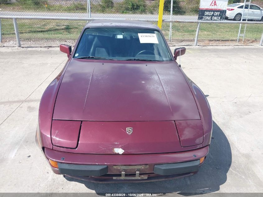 1984 Porsche 944 VIN: WP0AA0949EN465376 Lot: 43385829