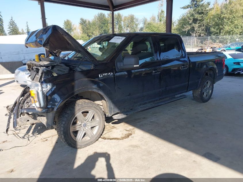 2018 Ford F-150 Xlt VIN: 1FTFW1EG2JKF61889 Lot: 43385836