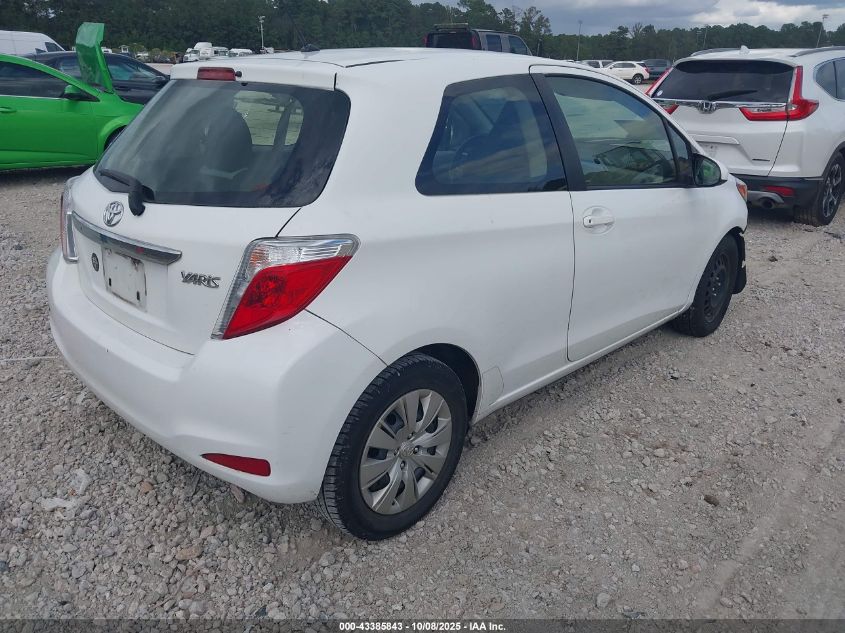 2014 Toyota Yaris L (Tmc/Cbu Plant) VIN: JTDJTUD32ED593531 Lot: 43385843