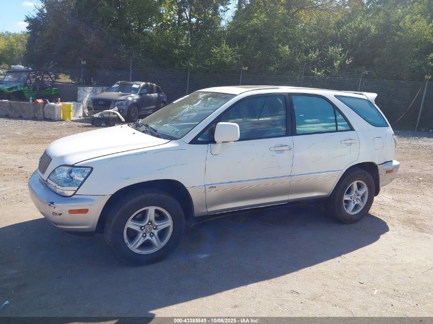 2001 Lexus Rx 300 VIN: JTJHF10U610190623 Lot: 43385849