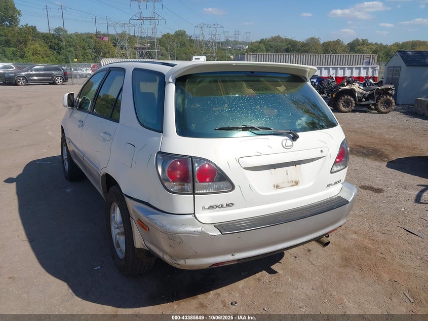 2001 Lexus Rx 300 VIN: JTJHF10U610190623 Lot: 43385849