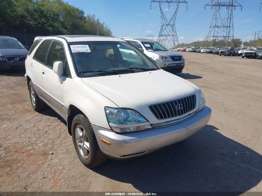 2001 Lexus Rx 300 VIN: JTJHF10U610190623 Lot: 43385849
