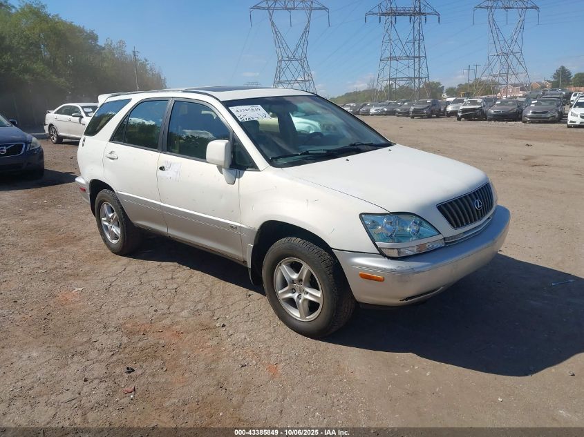 2000 Lexus Rx 300 VIN: JT6HF10U7Y0163645 Lot: 43385849