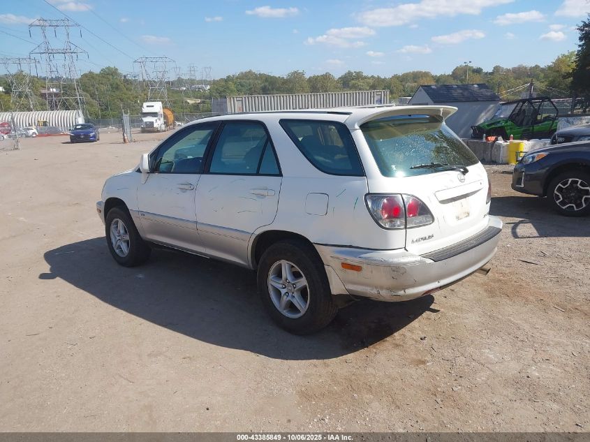 2000 Lexus Rx 300 VIN: JT6HF10U7Y0163645 Lot: 43385849