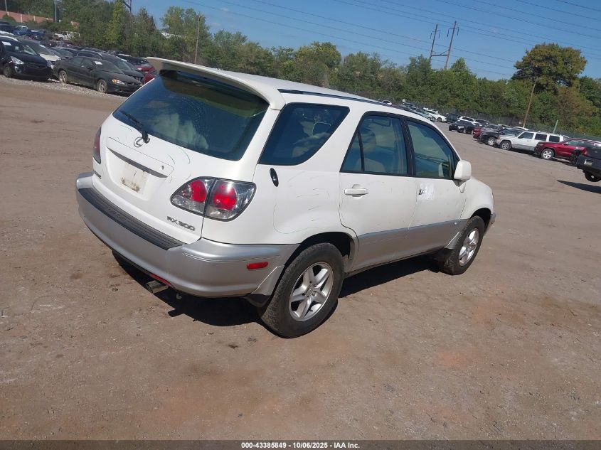 2000 Lexus Rx 300 VIN: JT6HF10U7Y0163645 Lot: 43385849