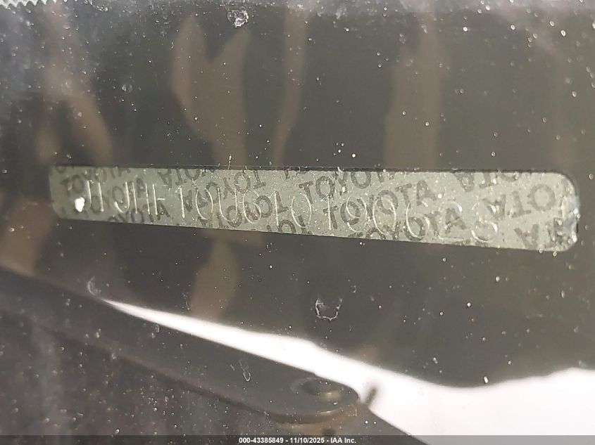 2001 Lexus Rx 300 VIN: JTJHF10U610190623 Lot: 43385849