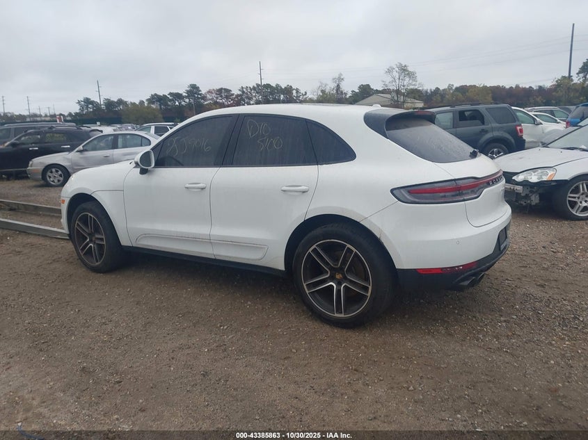 Vin: wp1aa2a52mlb01082, lot: 43880612, porsche macan 20213