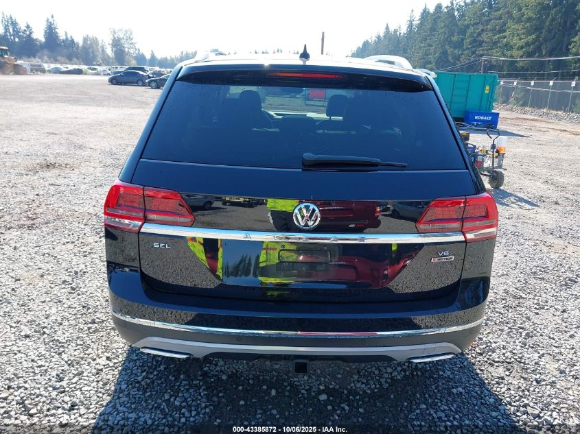 2019 Volkswagen Atlas 3.6L V6 Sel Premium VIN: 1V2NR2CA0KC506147 Lot: 43385872