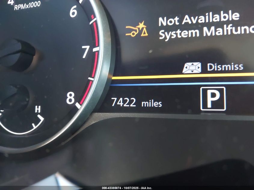 2025 Nissan Sentra Sr VIN: 3N1AB8DV8SY357716 Lot: 43385874