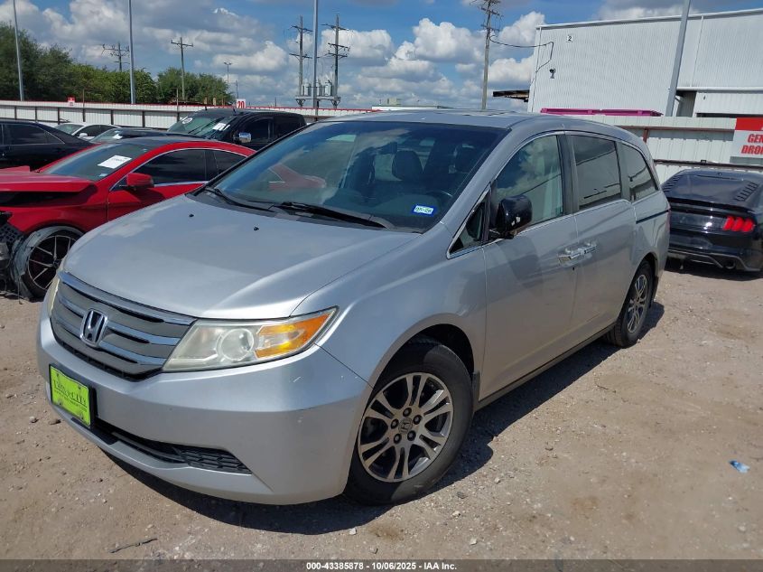 2012 Honda Odyssey Ex-L VIN: 5FNRL5H69CB075631 Lot: 43385878