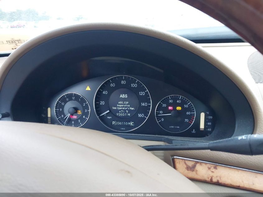 2009 Mercedes-Benz E 350 4Matic VIN: WDBUF87X69B380589 Lot: 43385890