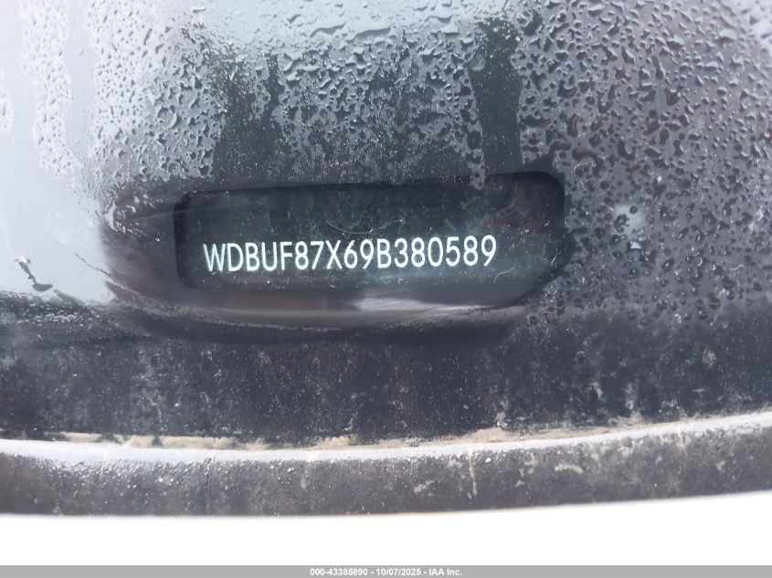 2009 Mercedes-Benz E 350 4Matic VIN: WDBUF87X69B380589 Lot: 43385890