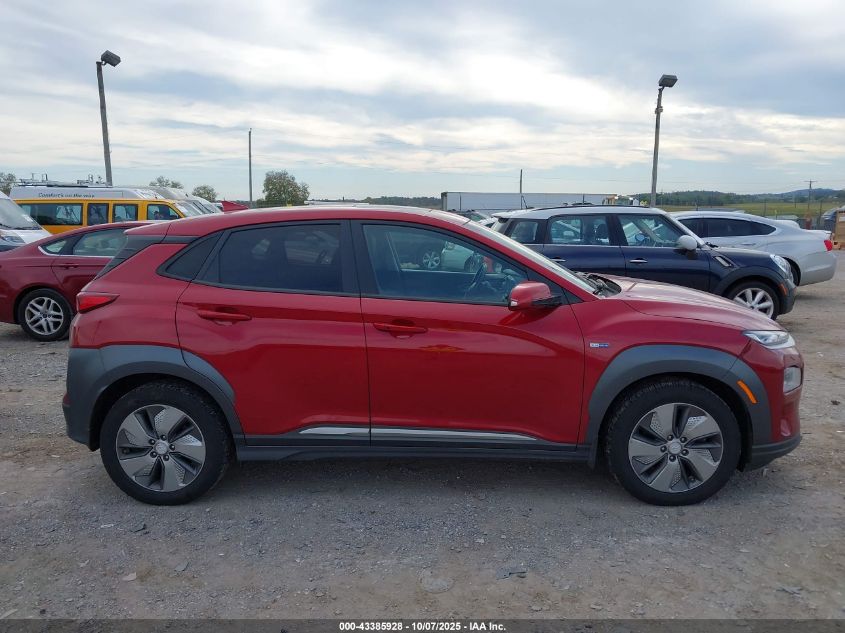2019 Hyundai Kona Ev Limited VIN: KM8K33AG3KU036592 Lot: 43385928