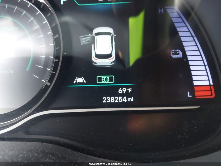 2019 Hyundai Kona Ev Limited VIN: KM8K33AG3KU036592 Lot: 43385928