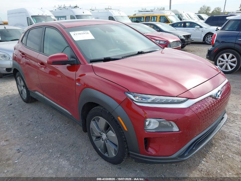 2019 Hyundai Kona Ev Limited VIN: KM8K33AG3KU036592 Lot: 43385928