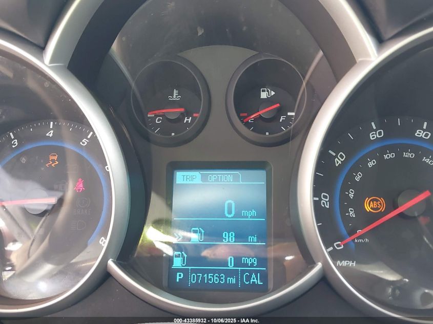 2015 Chevrolet Cruze 1Lt Auto VIN: 1G1PC5SB0F7240658 Lot: 43385932