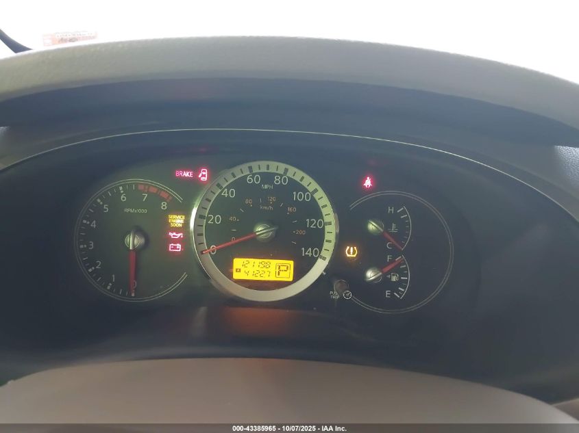 2007 Nissan Quest 3.5 VIN: 5N1BV28U97N119543 Lot: 43385965