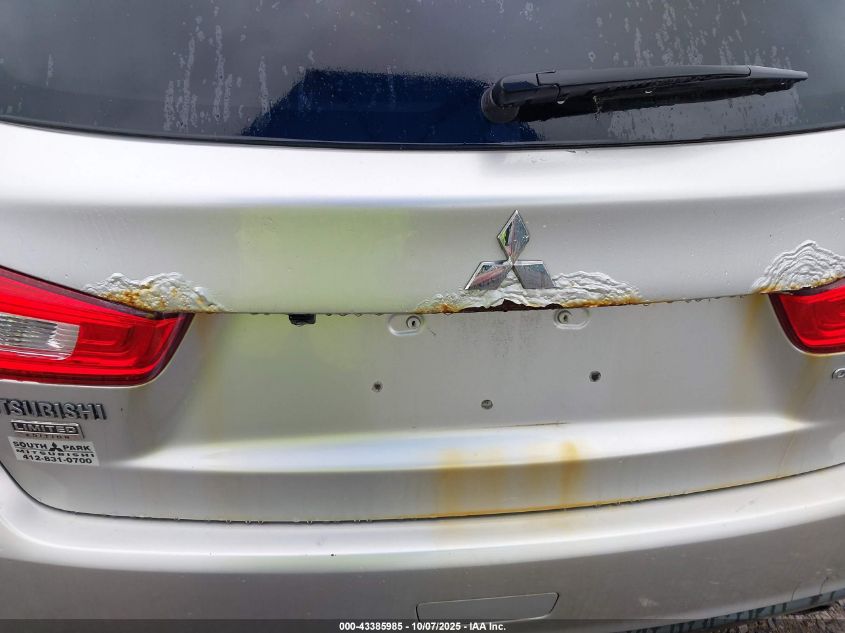 2013 Mitsubishi Outlander Sport Le VIN: 4A4AR5AU3DE017093 Lot: 43385985