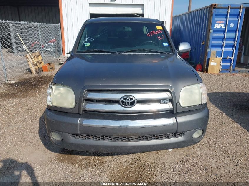 2006 Toyota Tundra Sr5 V8 VIN: 5TBDT44186S505382 Lot: 43386006