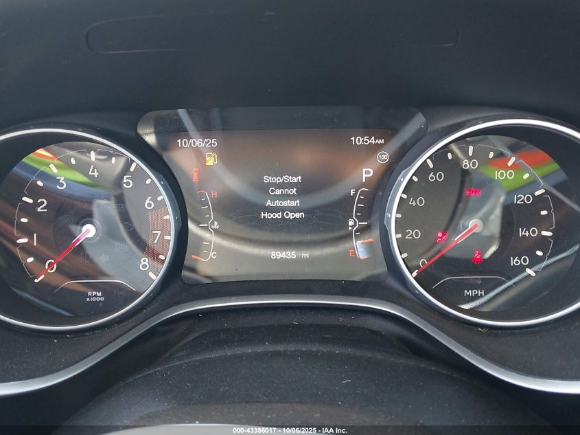 2019 Jeep Compass Latitude Fwd VIN: 3C4NJCBB2KT855422 Lot: 43386017