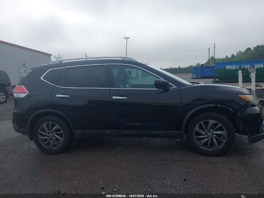2016 Nissan Rogue Sl VIN: 5N1AT2MV3GC738022 Lot: 43386038