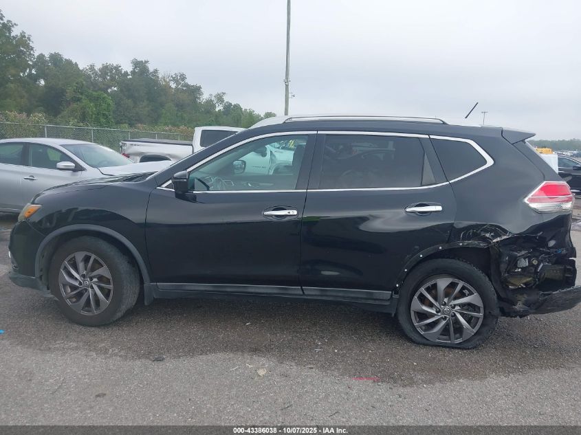 2016 Nissan Rogue Sl VIN: 5N1AT2MV3GC738022 Lot: 43386038