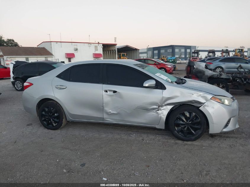 2016 Toyota Corolla Le VIN: 2T1BURHE1GC508656 Lot: 43386089