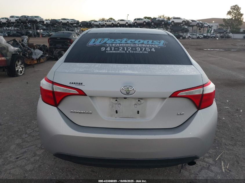 2016 Toyota Corolla Le VIN: 2T1BURHE1GC508656 Lot: 43386089