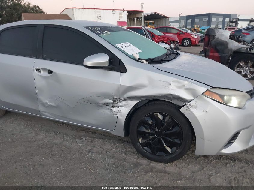 2016 Toyota Corolla Le VIN: 2T1BURHE1GC508656 Lot: 43386089