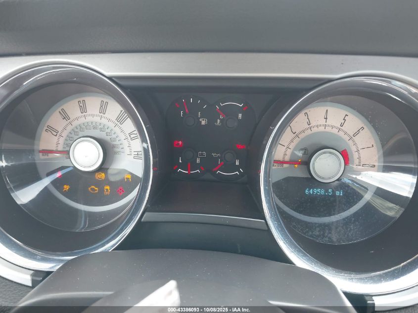 2010 Ford Mustang Gt/Gt Premium VIN: 1ZVBP8CH3A5117058 Lot: 43386093