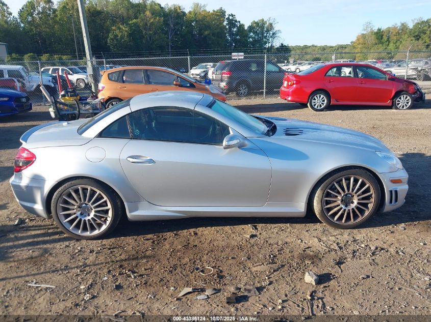 2007 Mercedes-Benz Slk 55 Amg VIN: WDBWK73F47F158263 Lot: 43386124
